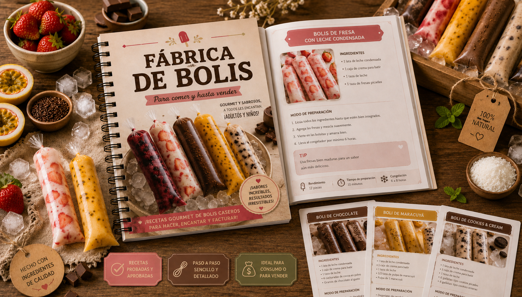 Método Fábrica de Bolis con producción y ventas organizadas