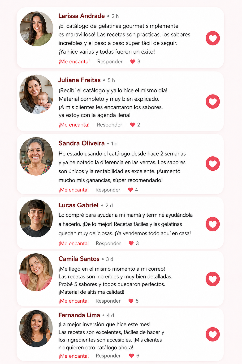Testimonios de clientas del Método Fábrica de Bolis